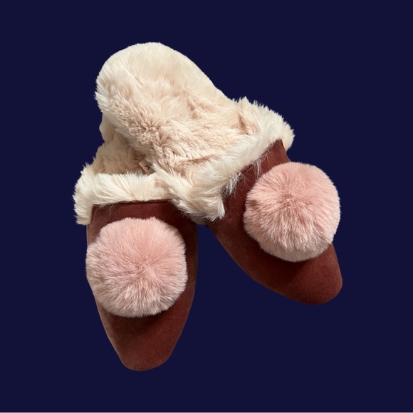 Ariana Bohling noma Pom Pom slipper new sz 9-10 - Picture 3 of 7